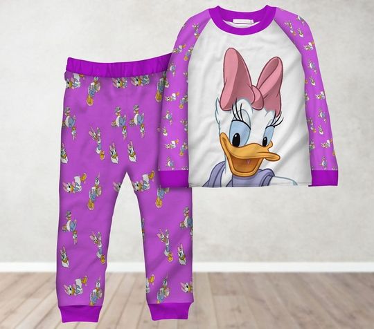 Daisy Duck Family Matching Pajamas, Disney Duck Pajamas, Daisy Donald