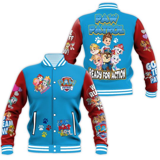 Paw Patrol Ready For Action Baseball Jacket