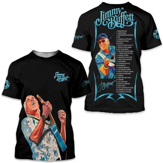 Jimmy Buffett Come Monday A Pirate Looks At Forty T-shirt 3D