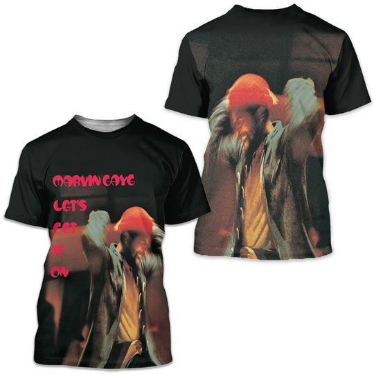 Marvin Gaye Let's Get It On Album Cover AOP 3D T-shirt