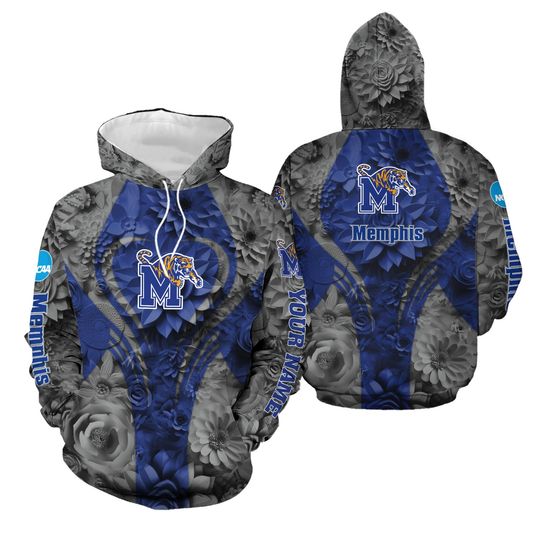 Personalized Memphis-Tigers Hoodie Leggings, Game Day Football 3D Hoodie Leggings