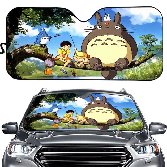 My Neighbor Totoro Car Windshield Sunshade  Anime ACG Auto Sun Shade
