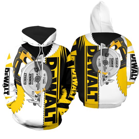 New Dewalt Hand Tools 3D All Over Printed Lightweight Hoodie Top Gift's 2025