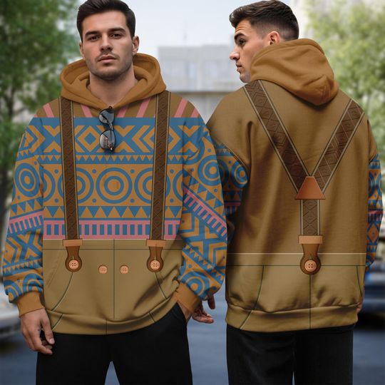 Discover Frozen Oaken Cosplay 3D Hoodie, Disneyland Frozen Hoodie Shirt, DisneyTrip Holiday Shirt, Halloween Cosplay, Xmas Magic Kingdom