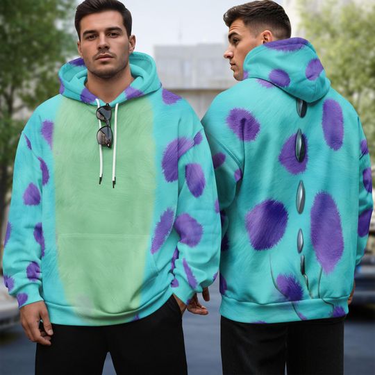 Sulley Monsters Inc 3D All Over Print Halloween Costume