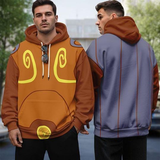 Greek God Costume Cosplay 3D Shirt, Strength God Adventure Halloween Costume Hoodie