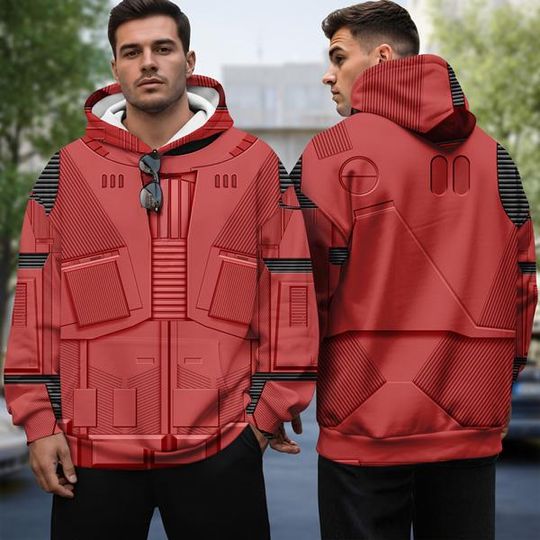 Discover Halloween Sith Trooper StarWars Costume Cosplay 3D Hoodie, StarWars Sweatshirt, Halloween All Over Print Tee, DisneyHalloween Costume