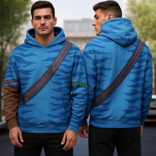 Discover Avatar 3 All Over Print Costume Shirt, Jake Costume 3D Hoodie, Alien Cosplay Hoodie, Way Water Sweatshirt, Halloween Costume Tee