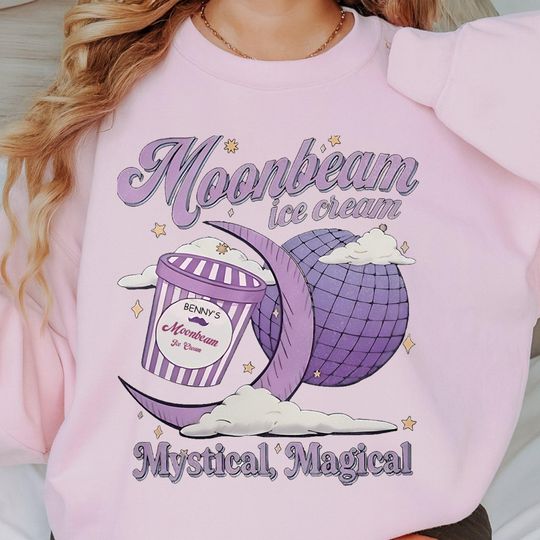 Discover Moonbeam Ice Cream Sweatshirt, World Music Tour 2025 Crewneck, Indie Pop Music Shirt, American Hearts Shirt