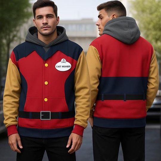 Discover Toy Story Cast Member Costume 3D All Over Print Hoodie, Land Crew Disneyland