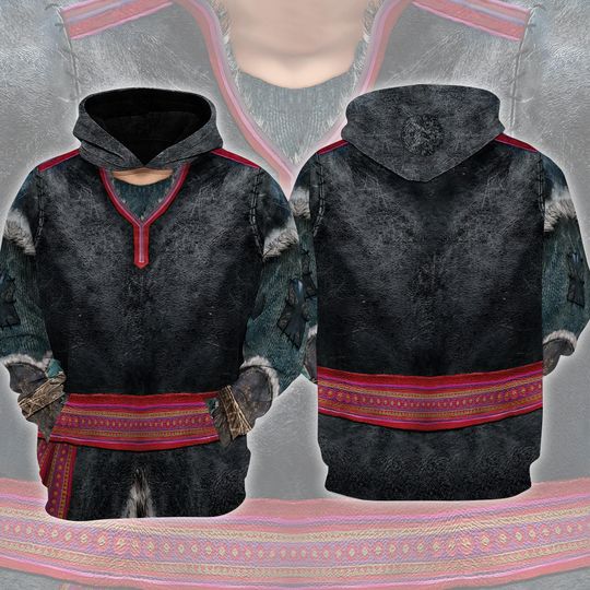 Discover Kristoff Frozen 3D Full Over Print Hoodie, Disneyland Frozen Cosplay Shirt, Disneyland Halloween Costume Party, Halloween Costume Hoodie