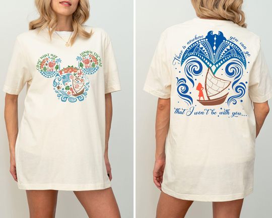 Disney Moana Shirt, Come What May I Know The Way Tee, Disney Adventure Sweater, WDW Trip Sweatshirt, Mickey Mouse Ears Moana T-Shirt
