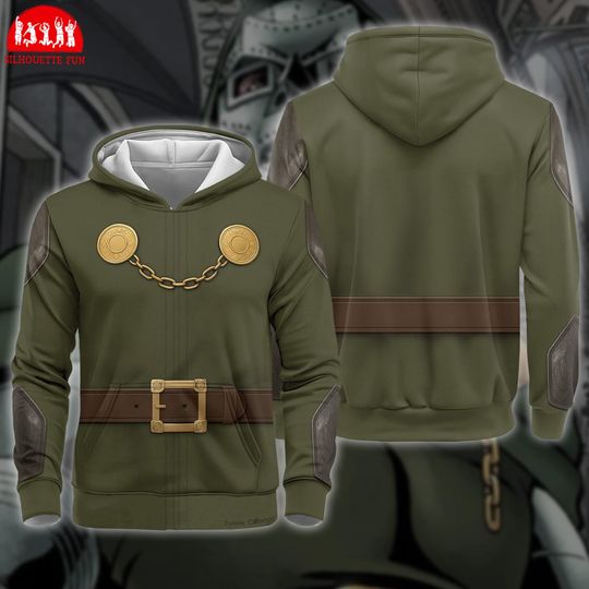 Doctor Dooom 3D Full Over Print Hoodie, Fantastic Four Doctor Dooom Cosplay Sweatshirt