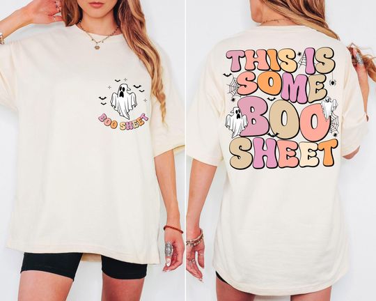 Halloween Shirt, This is Some Boo Sheet Shirt, Women Halloween TShirt, Halloween Funny TShirt, Funny Halloween Shirts, Halloween Party Shirt