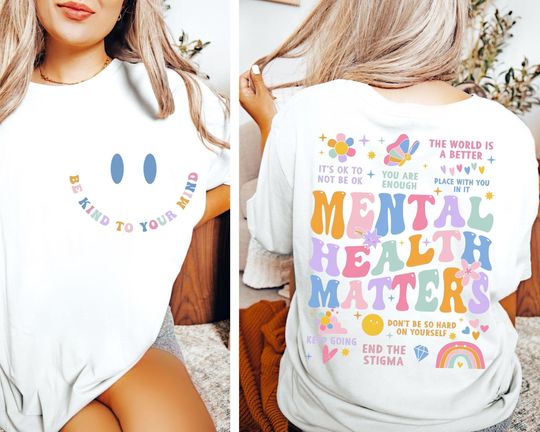 Mental Health Matters Sweatshirt, Mental Health Awareness Sweatshirt, Inspirational Sweater, Therapist Sweater, Psychologist Sweater, Trendy