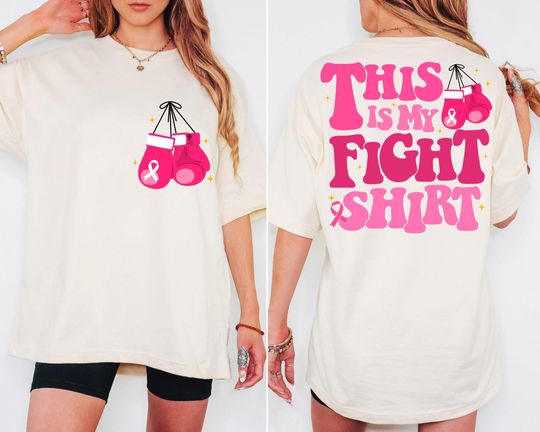 Discover Breast Cancer Awareness Shirt, Cancer Awareness Shirt, This is My Fight Shirt, Breast Cancer Shirt, Pink Ribbon Shirt, Breast Cancer Support
