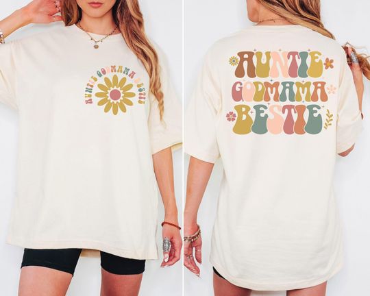 Auntie Godmother Bestie Shirt, Auntie Shirt, Godmama Shirt, Funny Godparent Sweatshirt, Aunt Gift, Godmother Gifts, Aunt God Mother Gift