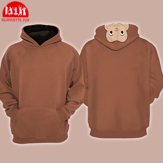 Curious George 3D Full Over Print Hoodie, Curious George Cosplay Outfit