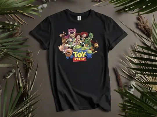 Discover Disney Pixar Toy Story Buzz Woody T-shirt T shirt Men Women Unisex Tshirt