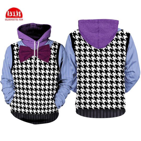 Inside Out 2 3D Full Over Print Costume Shirt, Inside Out Fear Hoodie