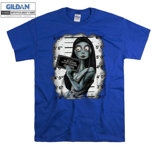 Discover Vintage Jack and Sally Mugshot T-shirt Hoodie Kids Child Tote Bag Tshirt S-M-L-XL-XXL-3XL-4XL-5XL Gildan Oversized Men Women Unisex H260