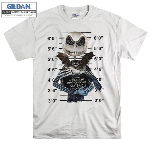 Vintage Jack and Sally Mugshot T-shirt Hoodie Kids Child Tote Bag Tshirt