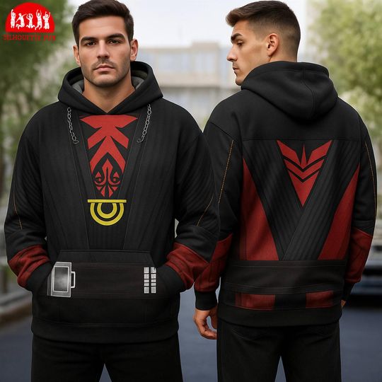 Darth Maul Suit 3D Full Over Print Hoodie, Darth Vader Darth Maul Halloween Cosplay