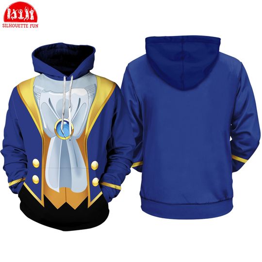 The Beast 3D Full Over Print Hoodie, Beauty and the Beast Halloween Cosplay Shirts