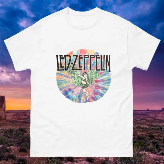 Discover LED ZPELIN Unisex Vintage Rock Band Cotton T-Shirt Men Women S-5XL