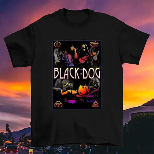 Discover LED ZPELIN Unisex Shirt Vintage Rock Band LED ZPELIN Black Dog T-Shirt S-5XL