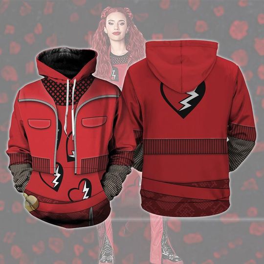 Red Descendants 4 3D Full Over Print Hoodie, The Rise Of Red Cosplay