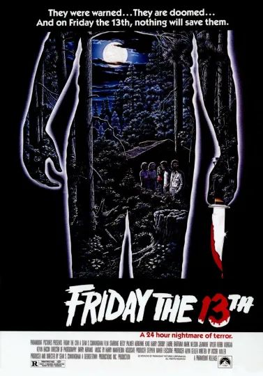 Discover 1980 Friday The 13th A 24 Hour Nightmare Of Terror Poster 11X17 Crystal Lake 🔪