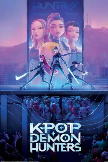 KPop Demon Hunters Key Art Vertical Poster