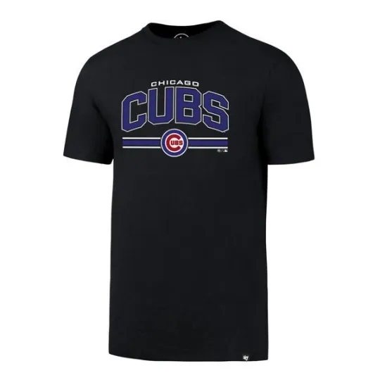 Chicago Cubs '47 Brand Arch Navy Blue Super Rival T-Shirt