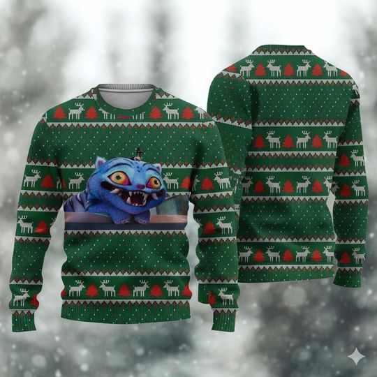 Discover Blue Tiger Ugly Sweater, Kpop Tiger Holiday Sweater, Blue Tiger Sweater, Christmas Gift, Saja Boys Shirt, Tiger Christmas Ugly Sweater