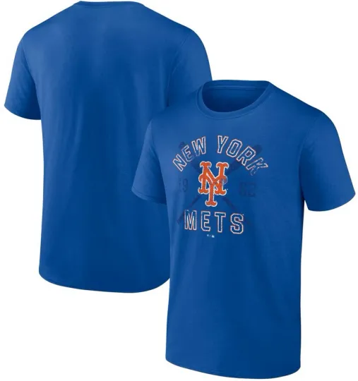 Discover New York Mets Fanatics Royal Blue Second Wind Short Sleeve T-Shirt