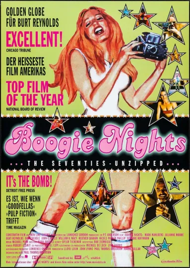 Discover 1997 Boogie Nights Movie Poster 11X17 Mark Wahlberg Burt Reynolds Diggler 🍿