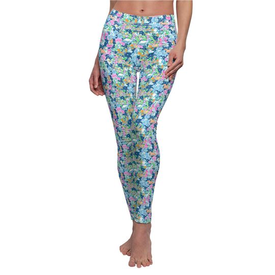 Bright Tropical Friends - Disney Dogs - Women's Full Length Leggings
