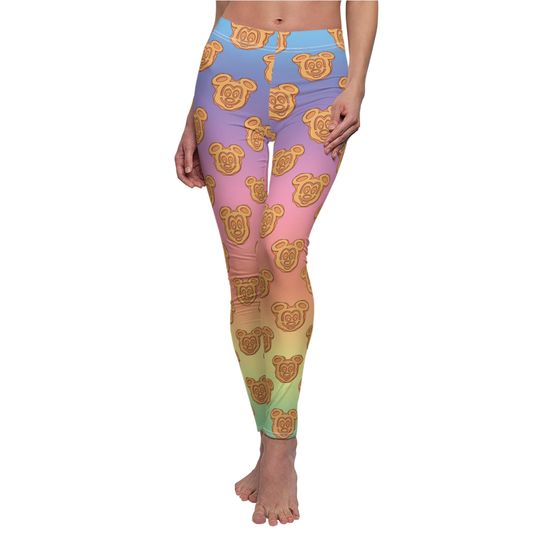 Mickey Waffles Rainbow - Women's Full Length Leggings