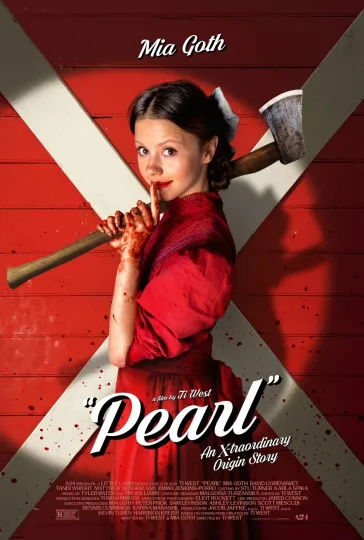 Discover 2022 Pearl Movie Poster 11X17 Mia Goth The Projectionist Ruth Mitzy Horror🪓🩸🍿