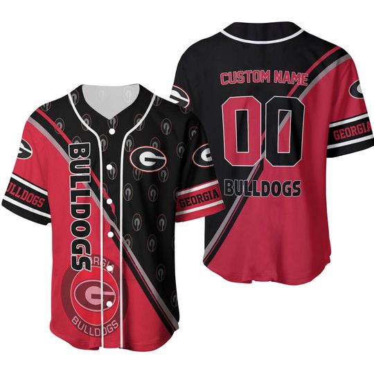 GA bulldogs Baseball Jersey, Custom Sport Jersey Shirt