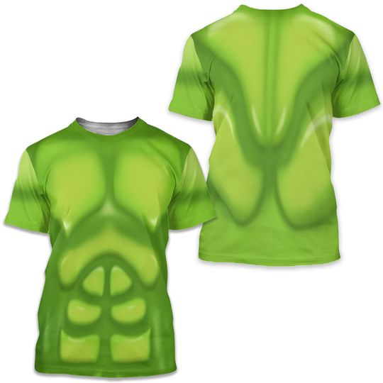 Hulk Green Unisex Shirt, Spidey and His Amazing Friends Costume, Animated Series Outfit, Superhero Cosplay, Cartoons Apparel, Event Costumes