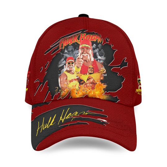Hulk Hogan Classic Cap, Caphulk hogan caps aop, Hulk Hogan Memory, Gift for Fan
