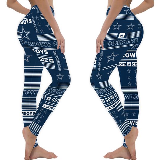Football Women's Team Legging, Dallas Cowboys Team Leggings, Game Day Leggings