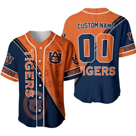 Auburn Tigers Baseball Jersey, Custom Sport Jersey Shirt