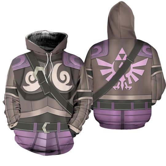 Phantom Armor Cosplay Costume 3D Hoodie, Zelda Game Jogger Pants, Legend Of Zelda Sweatshirt, Halloween Costume Tee, Zelda Korok Shirt