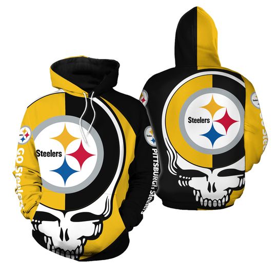 Pittsburgh Football Team Steelerss 3D Hoodie, Men and Women Full Size S-5XL