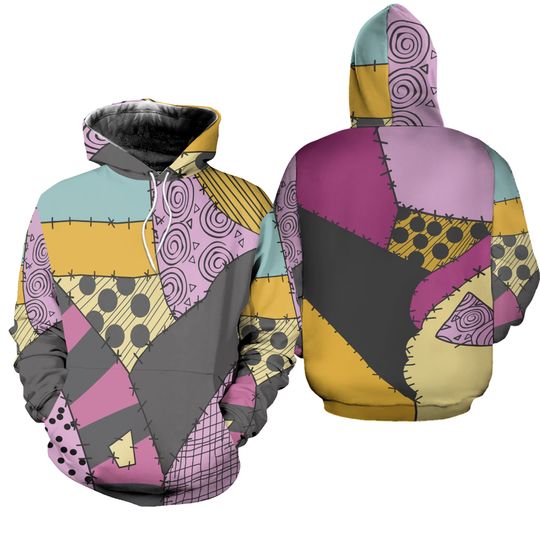 Sally Hoodie and Joggers Set, Nightmare Before Christmas Costume