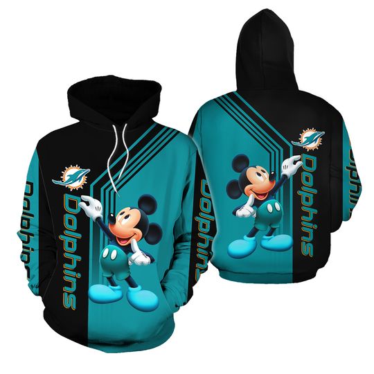 Miami Football Team Dolphinss Hoodie Men and Women