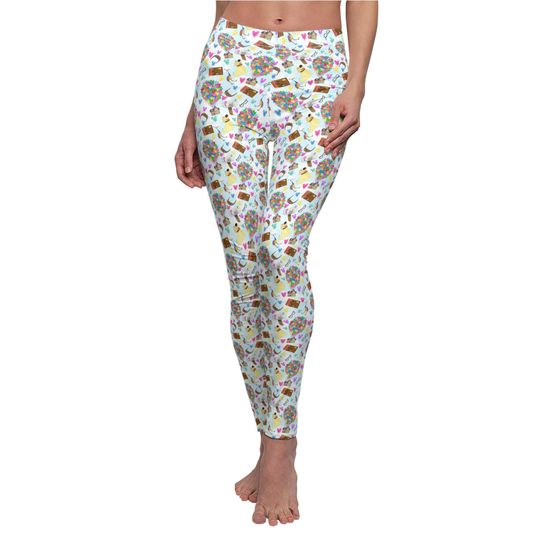 Discover Pixar UP Icons - Women's Full Length Leggings (Made in USA)